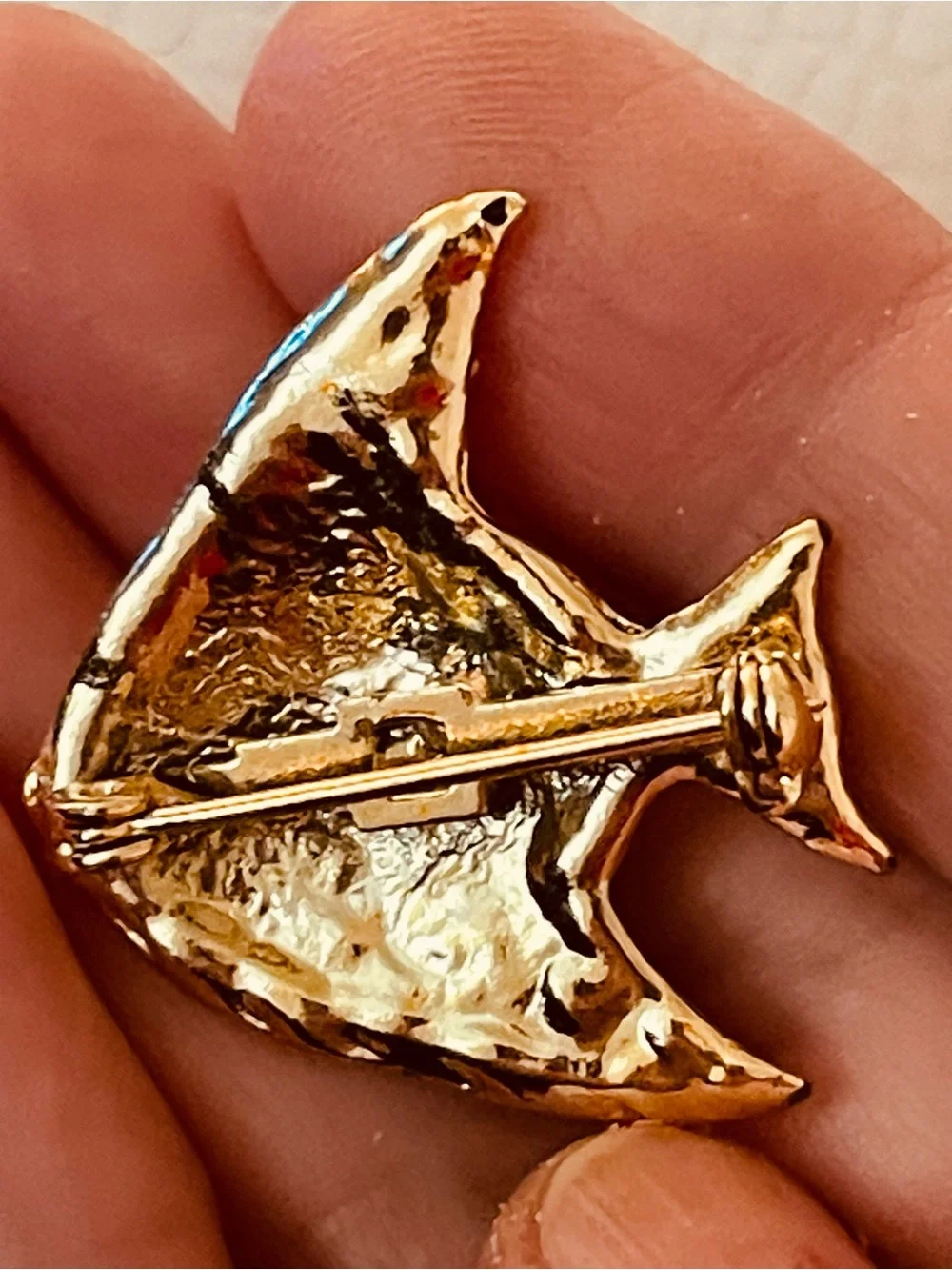 Gold Fish Ornament Decorative Accent for Aquarium or Home